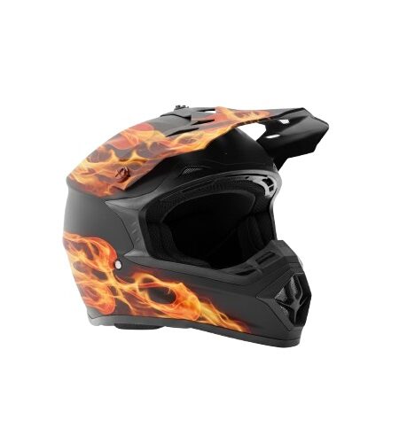 קסדת שטח Flame Motocross